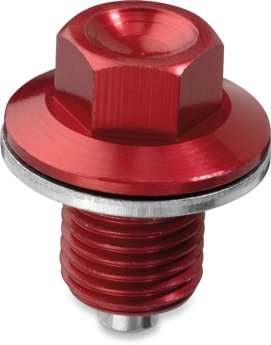 MOOSE MAGNETIC DRAIN PLUG ZIP-TY RED SUZUKI DP109