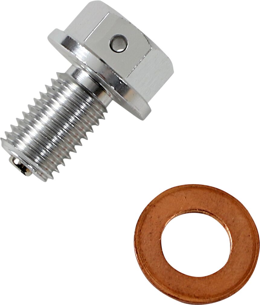 MOOSE DRAIN PLUG MAGNETIC SLVR T14-4083S