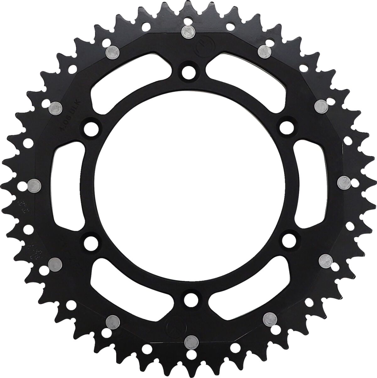 MOOSE REAR SPROCKET / 48 TEETH / 520 PITCH / BLACK/NATURAL / ALUMINIUM/STEEL 1210-897-48-10X
