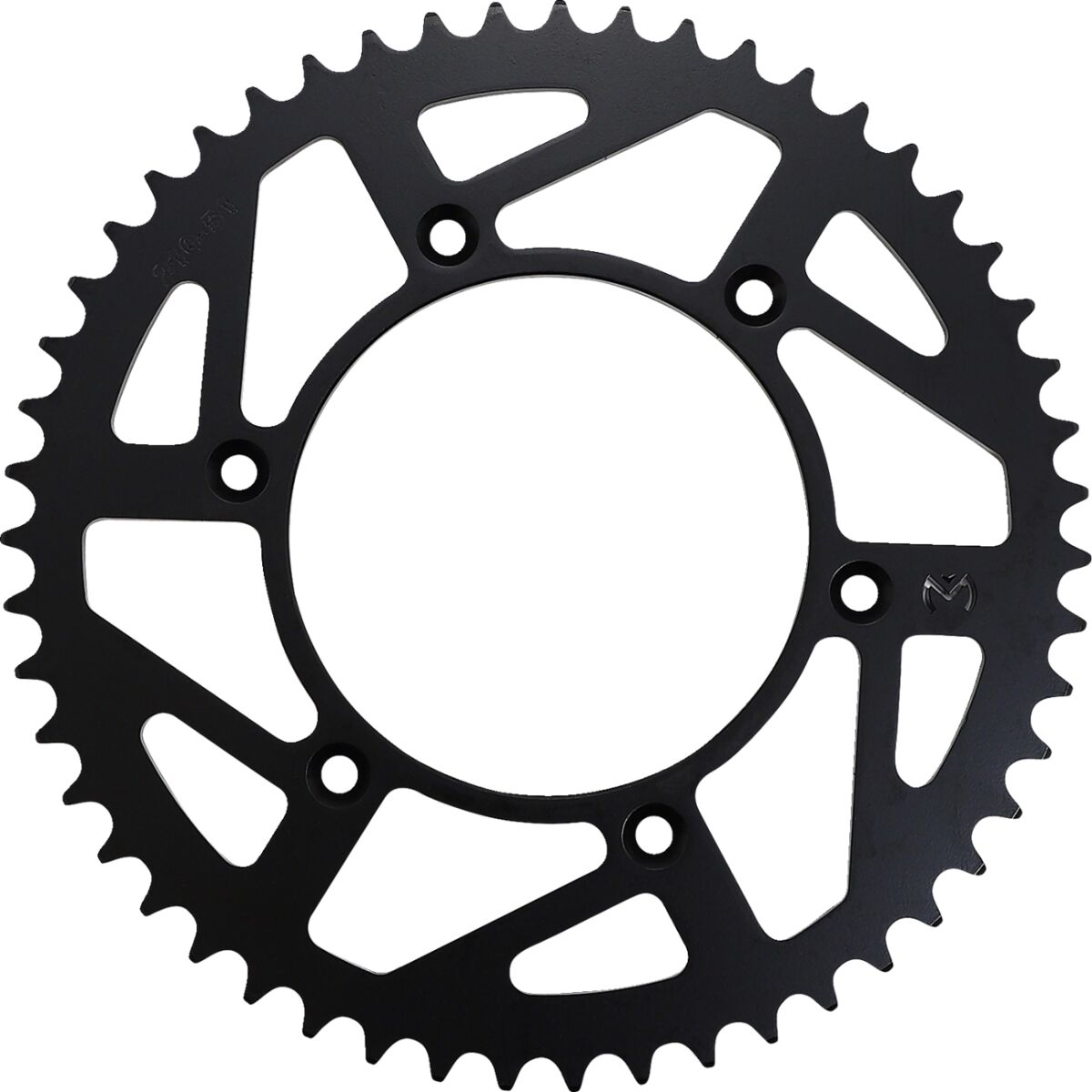 MOOSE REAR SPROCKET / 51 TEETH / 520 PITCH / BLACK / STEEL 1210-210-51-STL