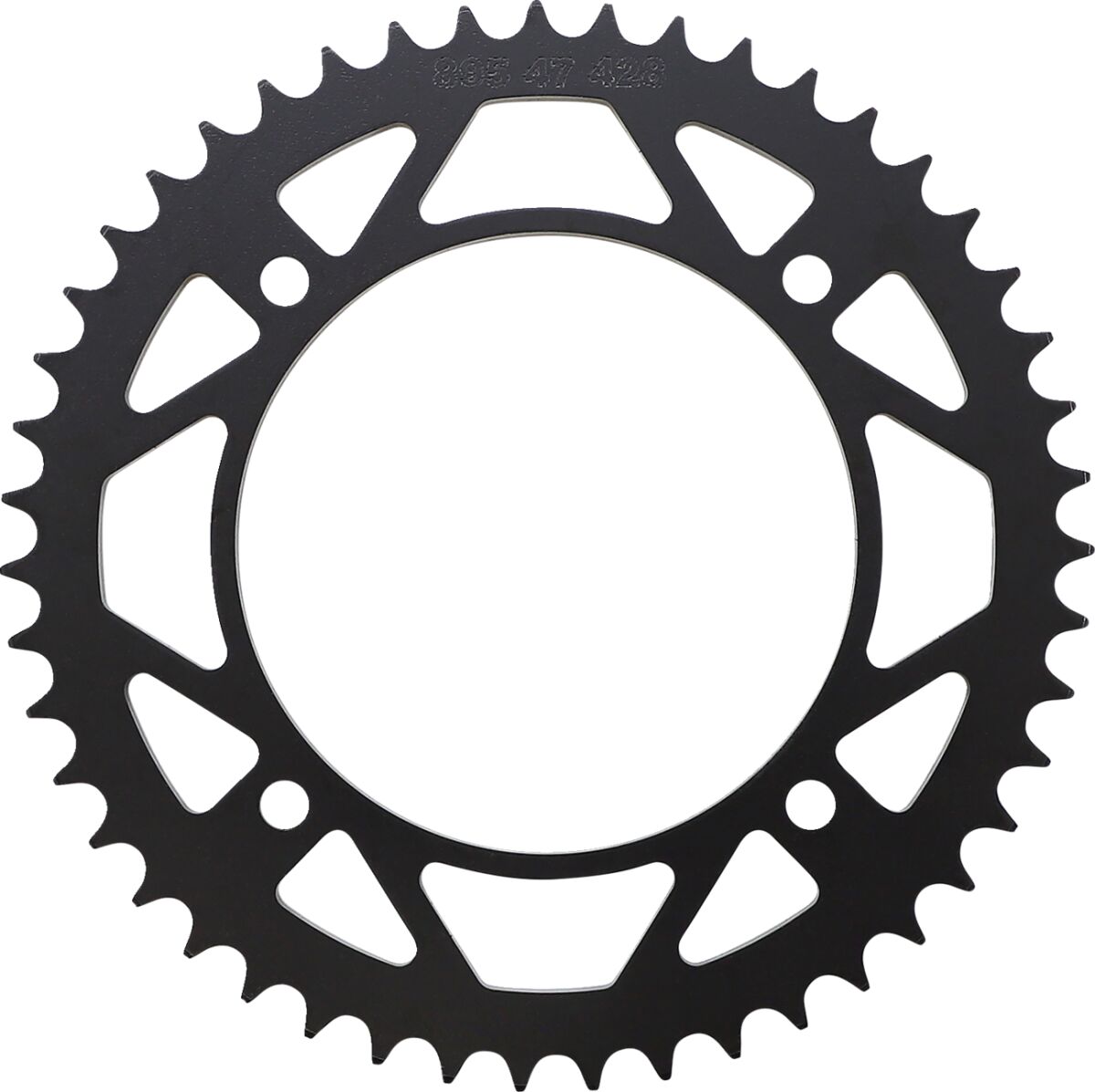 MOOSE REAR SPROCKET / 47 TEETH / 520 PITCH / BLACK / STEEL 1210-895-47-STL