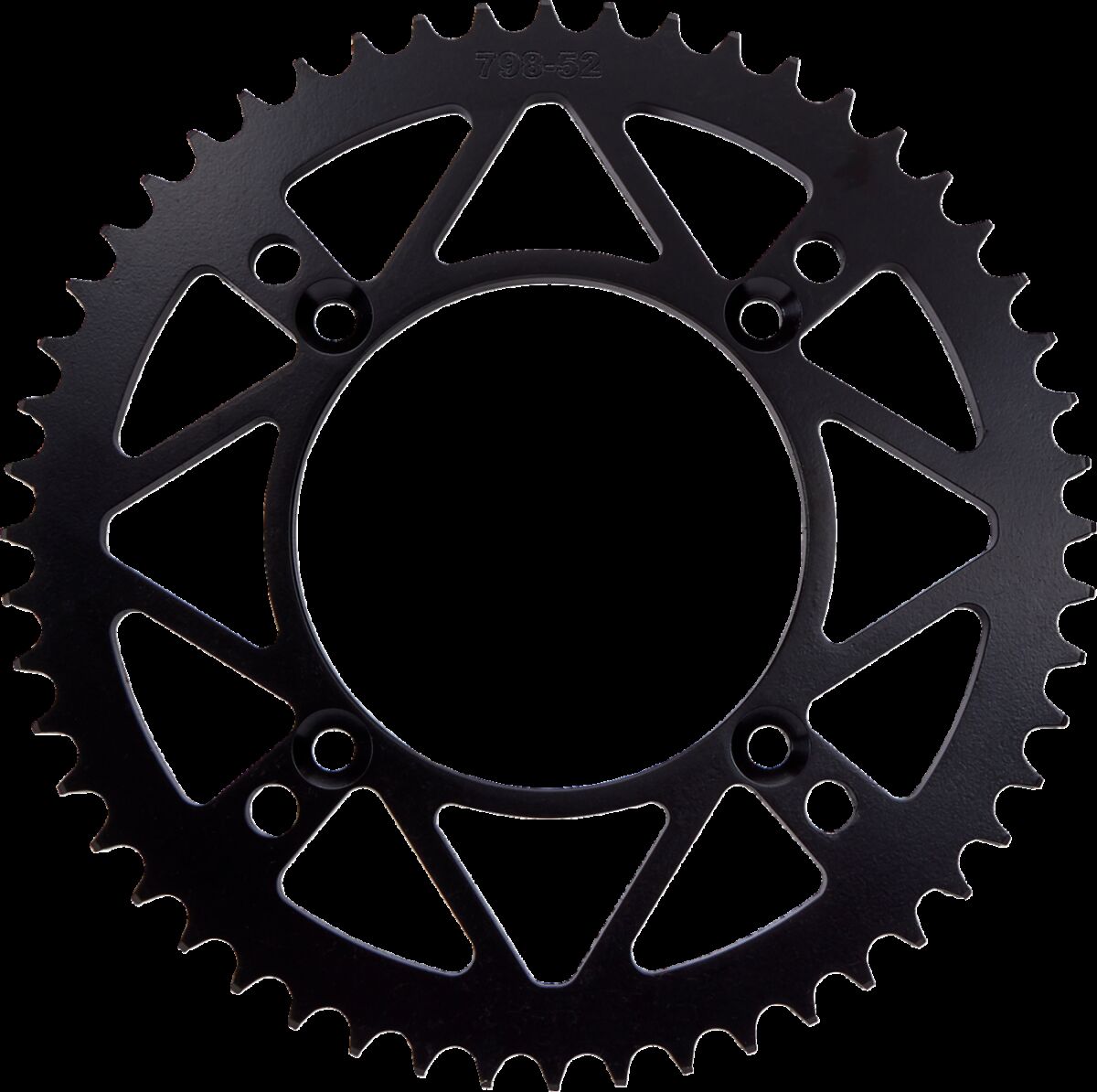 MOOSE REAR SPROCKET / 52 TEETH / 520 PITCH / BLACK / STEEL 1210-798-52-STL