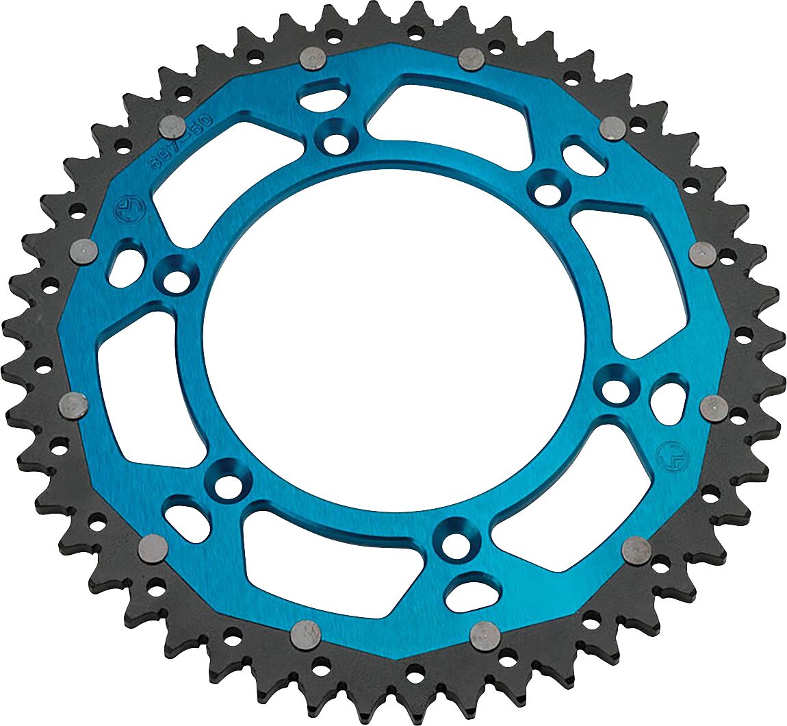 MOOSE REAR SPROCKET / 52 TEETH / 520 PITCH / BLUE|NATURAL / ALUMINUM|STEEL 1210-897-52-12X