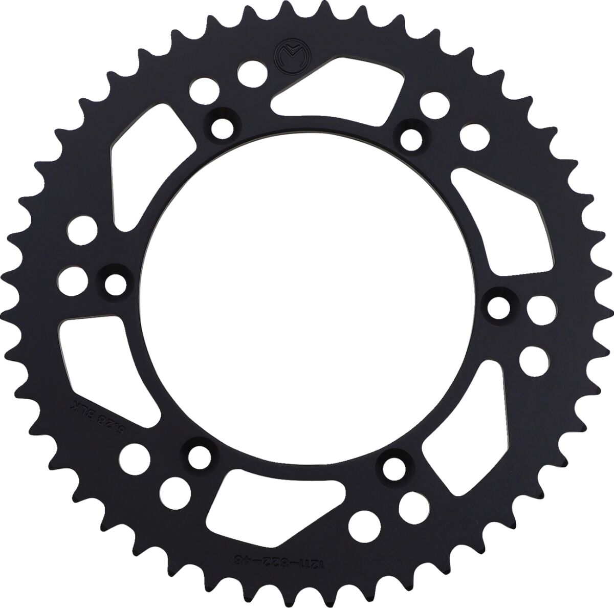 MOOSE REAR SPROCKET 48 TEETH ALUMINIUM BLACK 1211-822-48-10