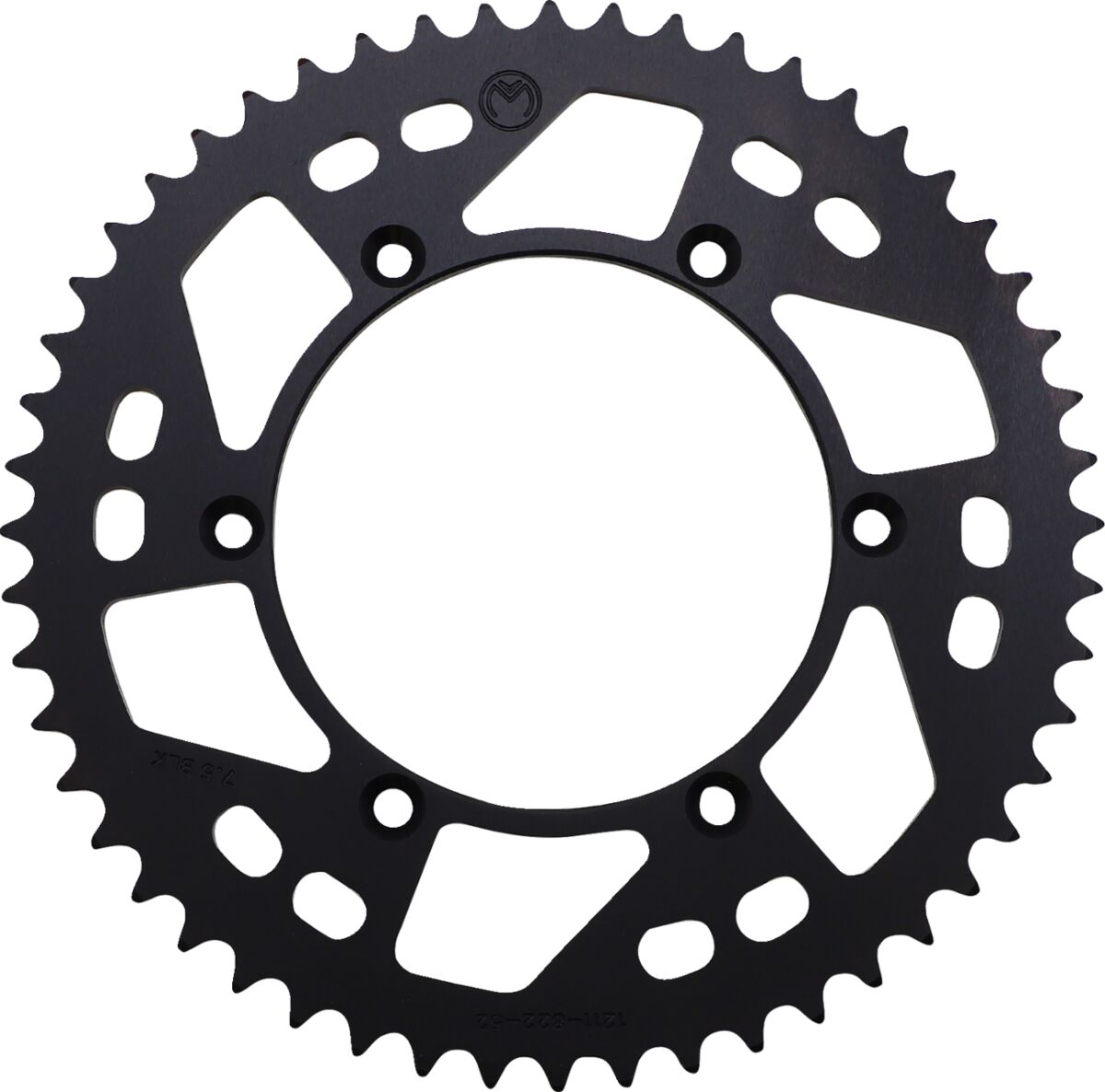 MOOSE REAR SPROCKET 52 TEETH ALUMINIUM BLACK 1211-822-52-10