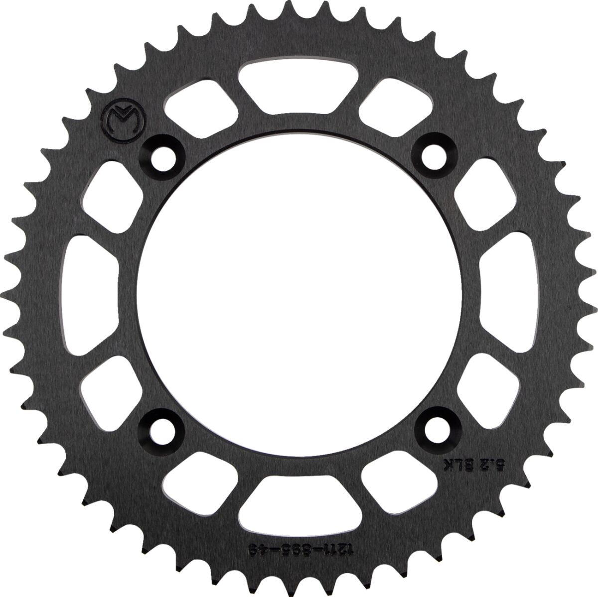 MOOSE REAR SPROCKET 49 TEETH ALUMINIUM BLACK 1211-895-49-10