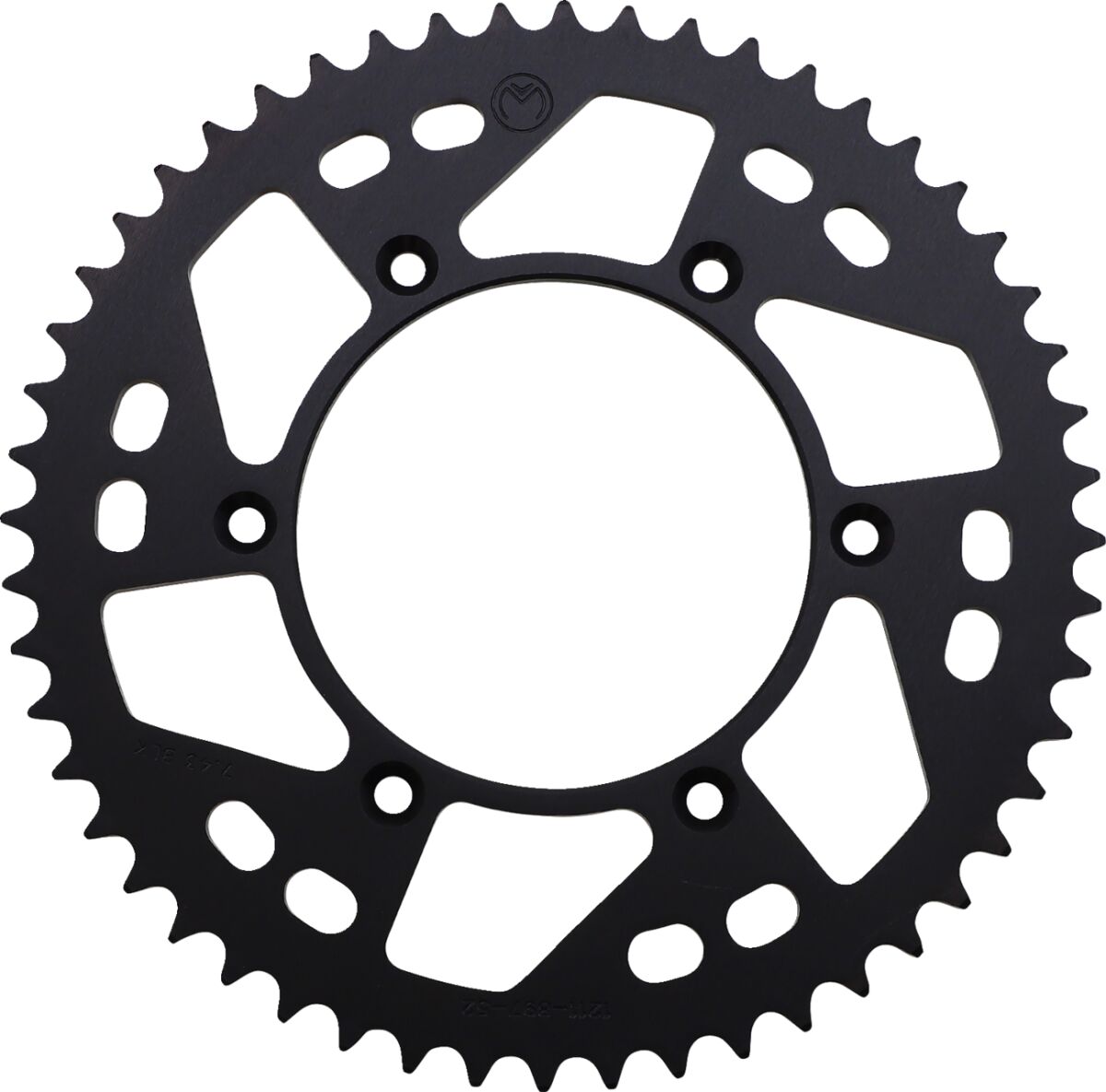 MOOSE REAR SPROCKET 52 TEETH ALUMINIUM BLACK 1211-897-52-10