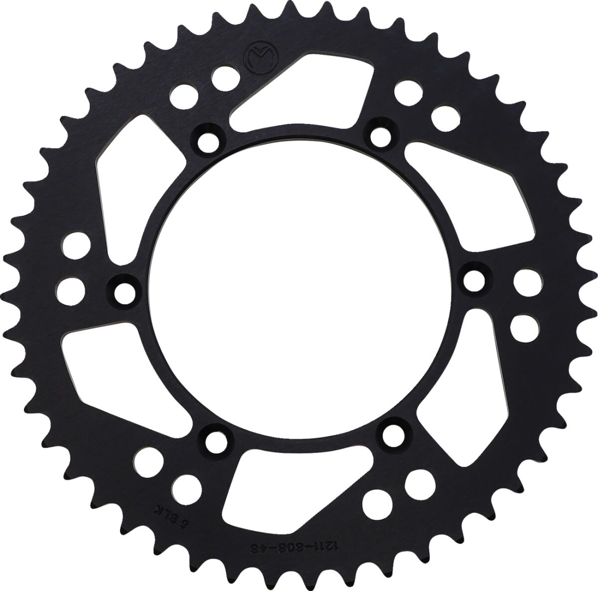 MOOSE REAR SPROCKET 48 TEETH ALUMINIUM BLACK 1211-808-48-10