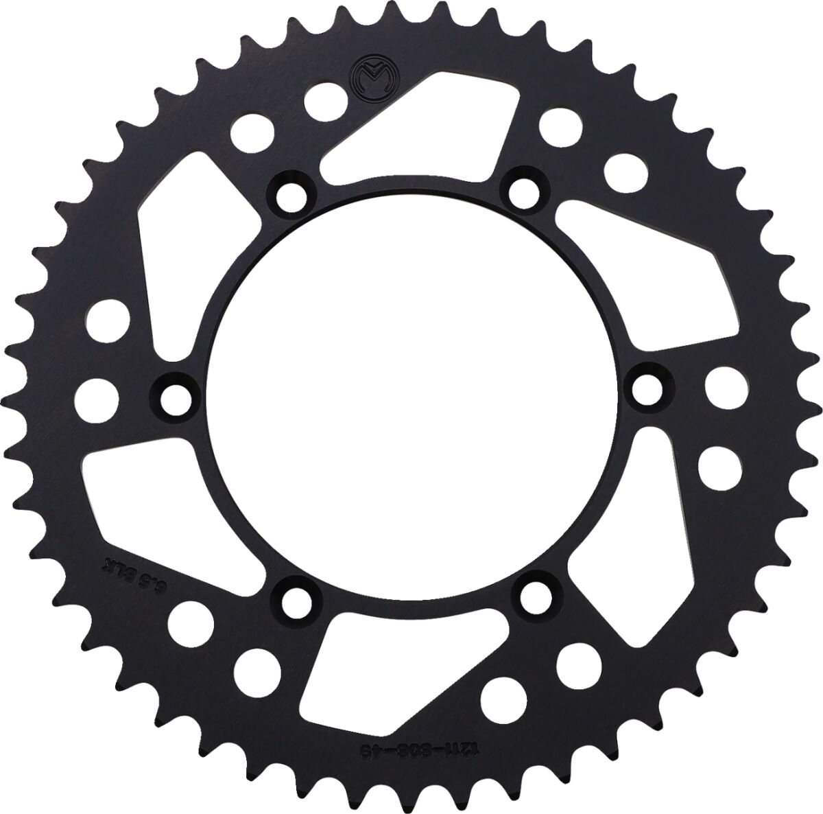 MOOSE REAR SPROCKET 49 TEETH ALUMINIUM BLACK 1211-808-49-10