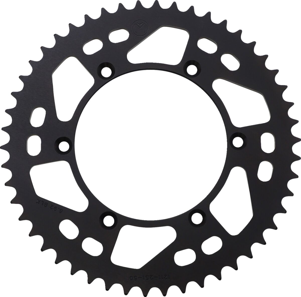 MOOSE REAR SPROCKET 50 TEETH ALUMINIUM BLACK 1211-251-50-10