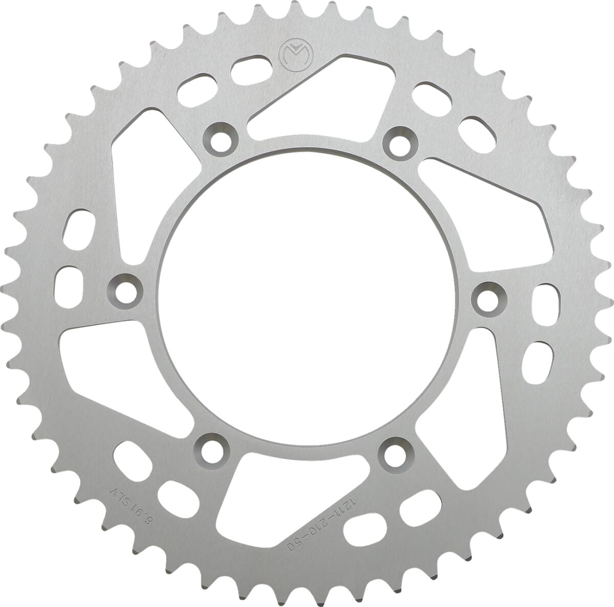 MOOSE REAR SPROCKET 50 TEETH ALUMINIUM SILVER 1211-210-50-11