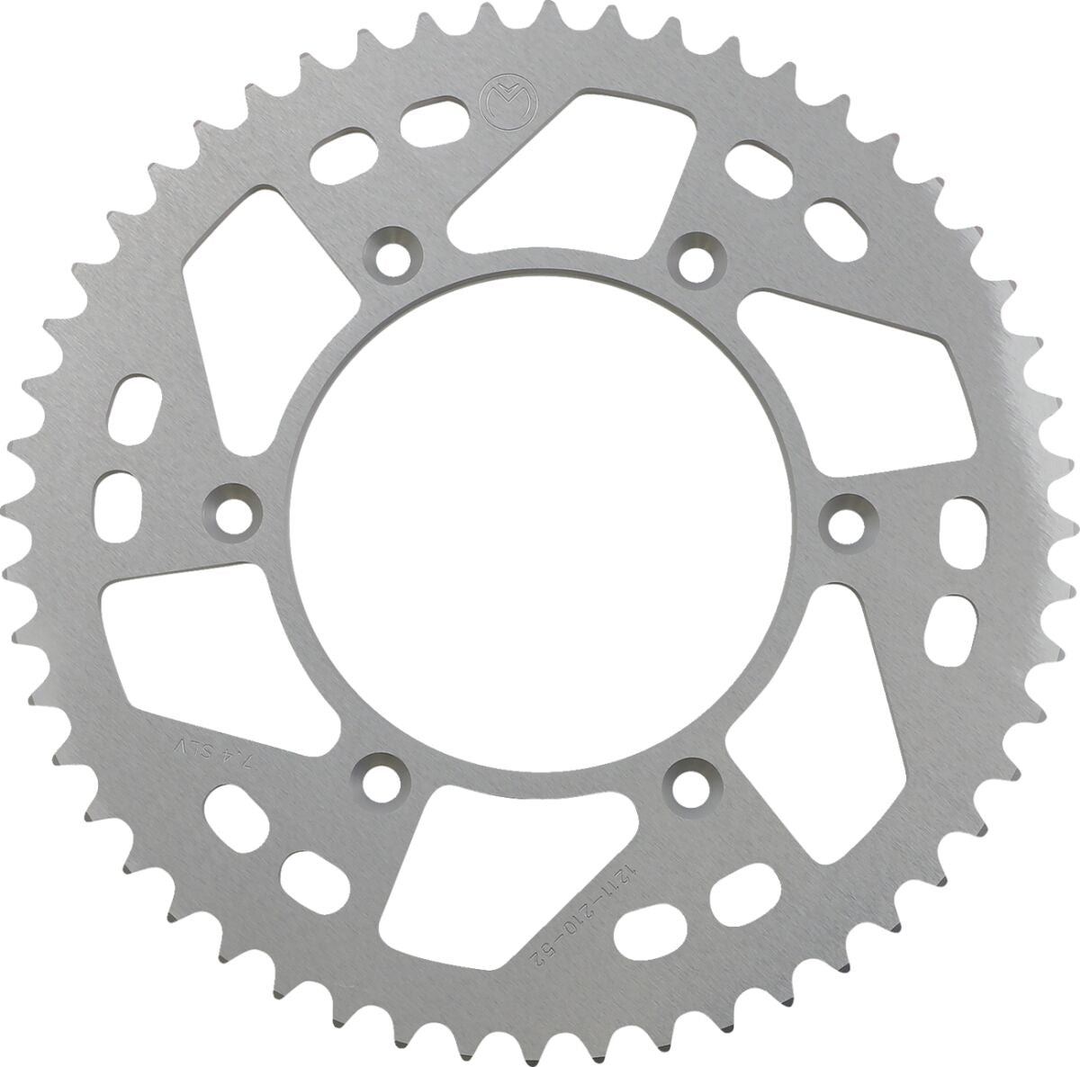 MOOSE REAR SPROCKET 52 TEETH ALUMINIUM SILVER 1211-210-52-11