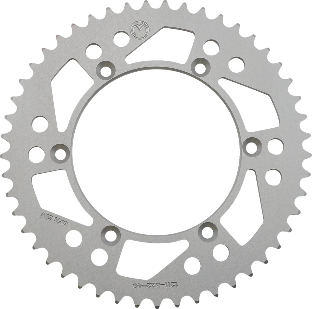 MOOSE REAR SPROCKET 49 TEETH ALUMINIUM SILVER 1211-822-49-11
