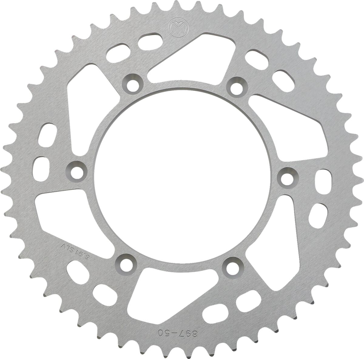 MOOSE REAR SPROCKET 50 TEETH ALUMINIUM SILVER 1211-897-50-11