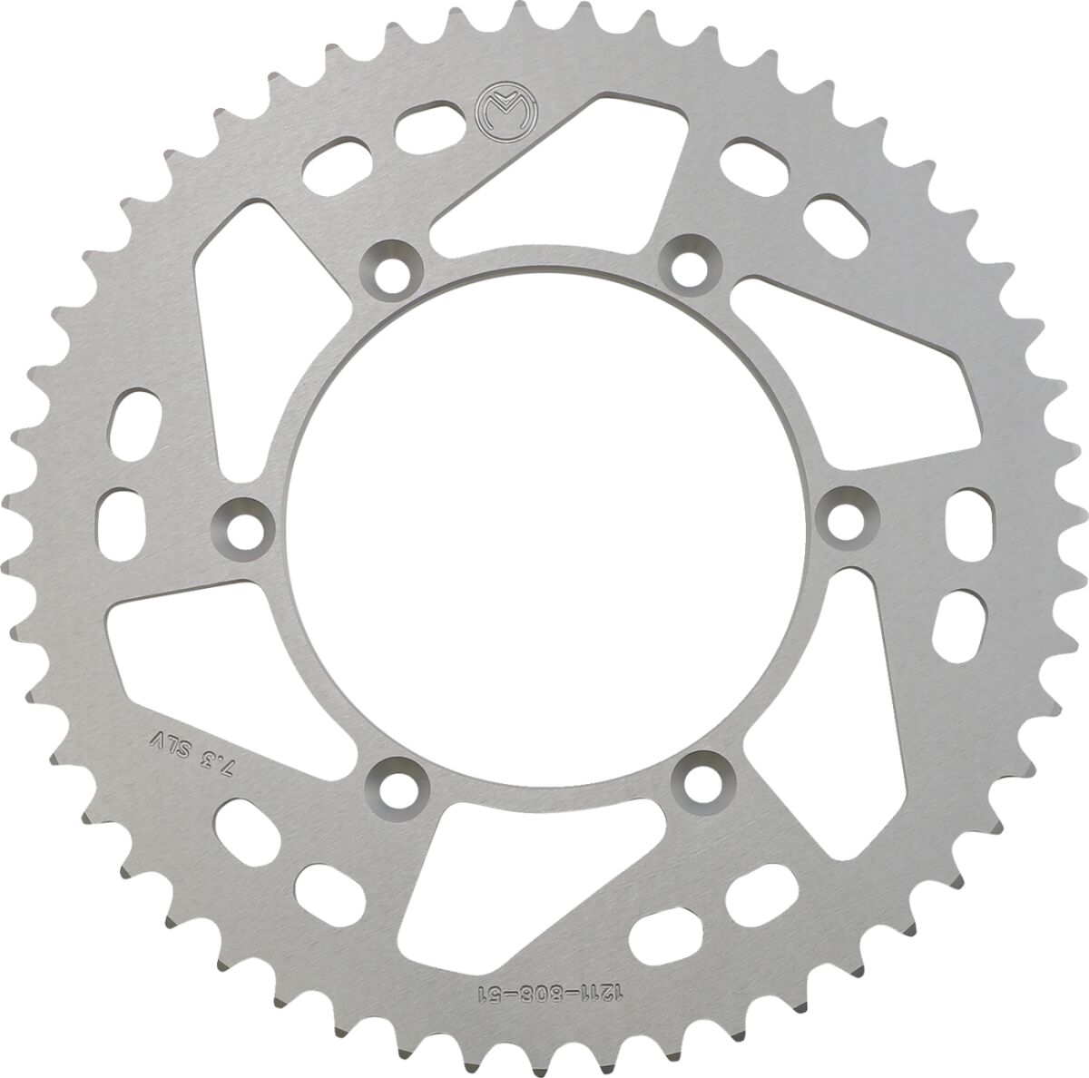 MOOSE REAR SPROCKET 51 TEETH ALUMINIUM SILVER 1211-808-51-11