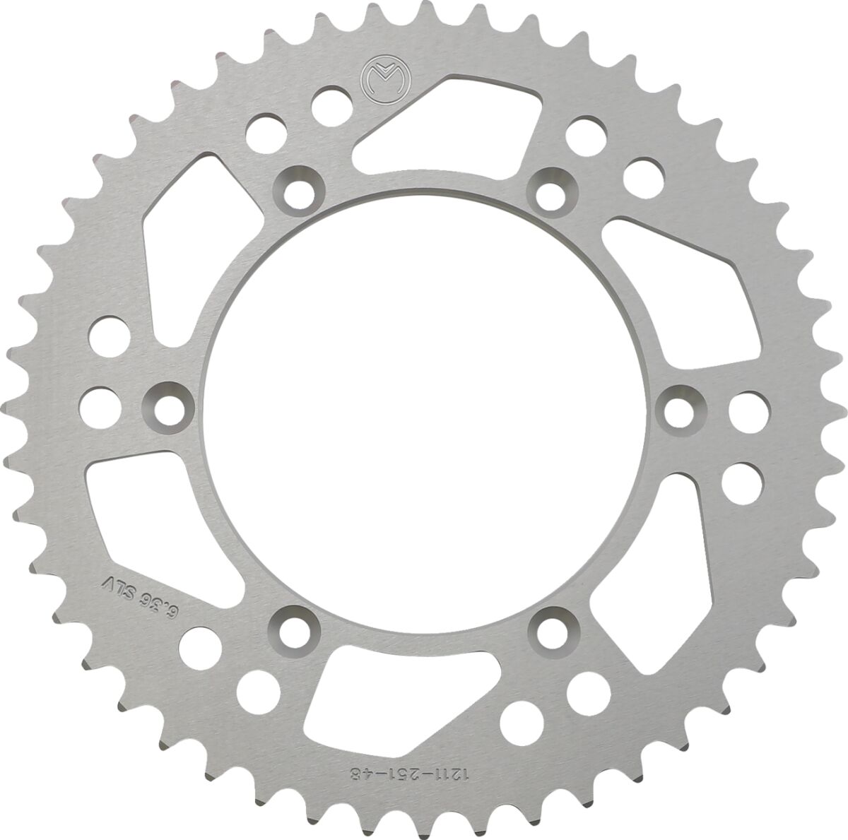 MOOSE REAR SPROCKET 48 TEETH ALUMINIUM SILVER 1211-251-48-11