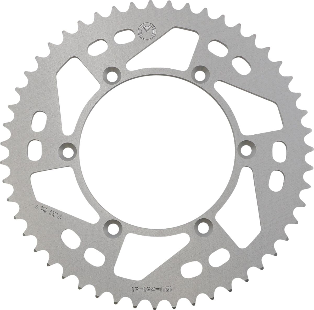 MOOSE REAR SPROCKET 51 TEETH ALUMINIUM SILVER 1211-251-51-11