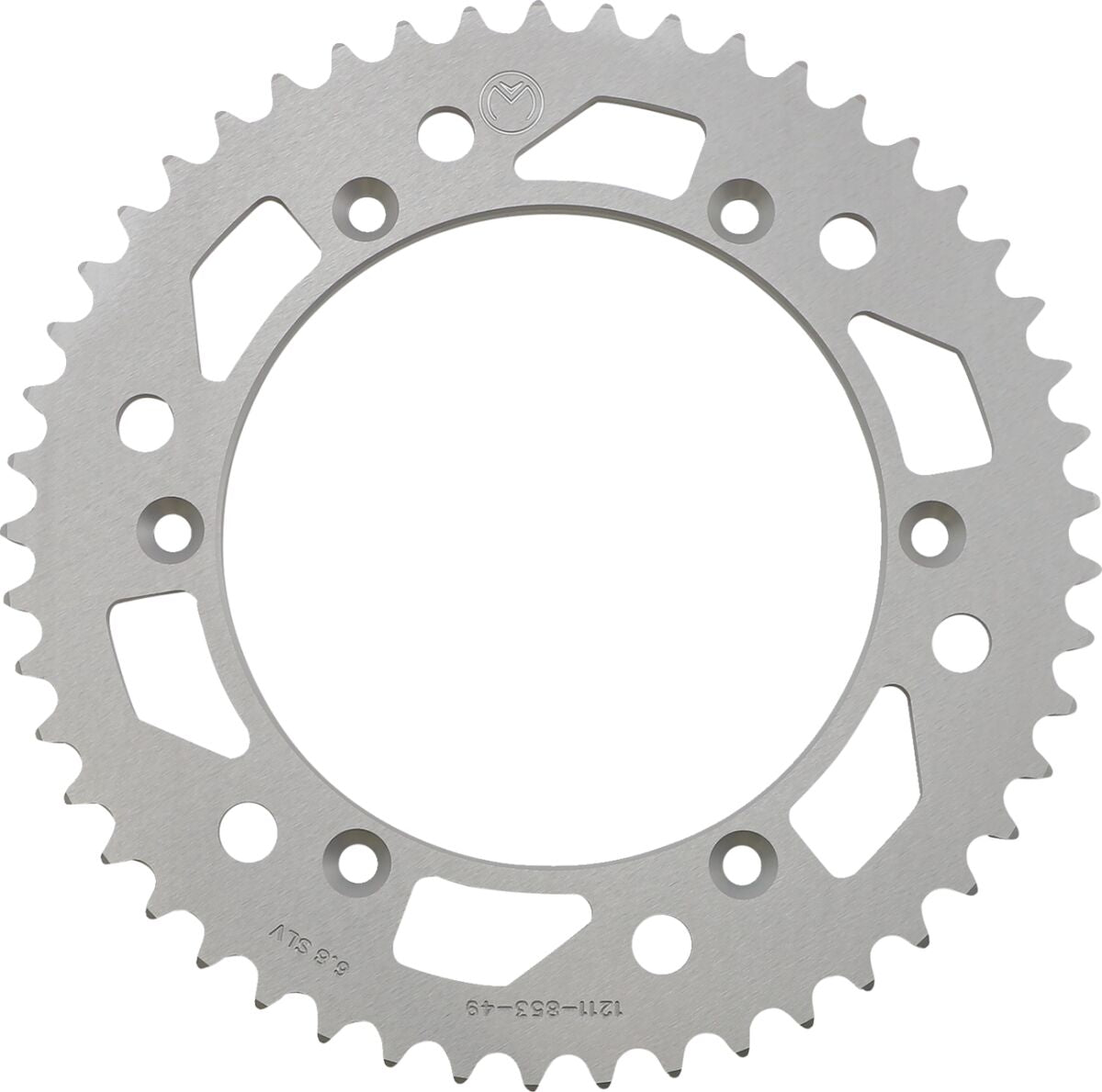 MOOSE REAR SPROCKET 49 TEETH ALUMINIUM SILVER 1211-853-49-11