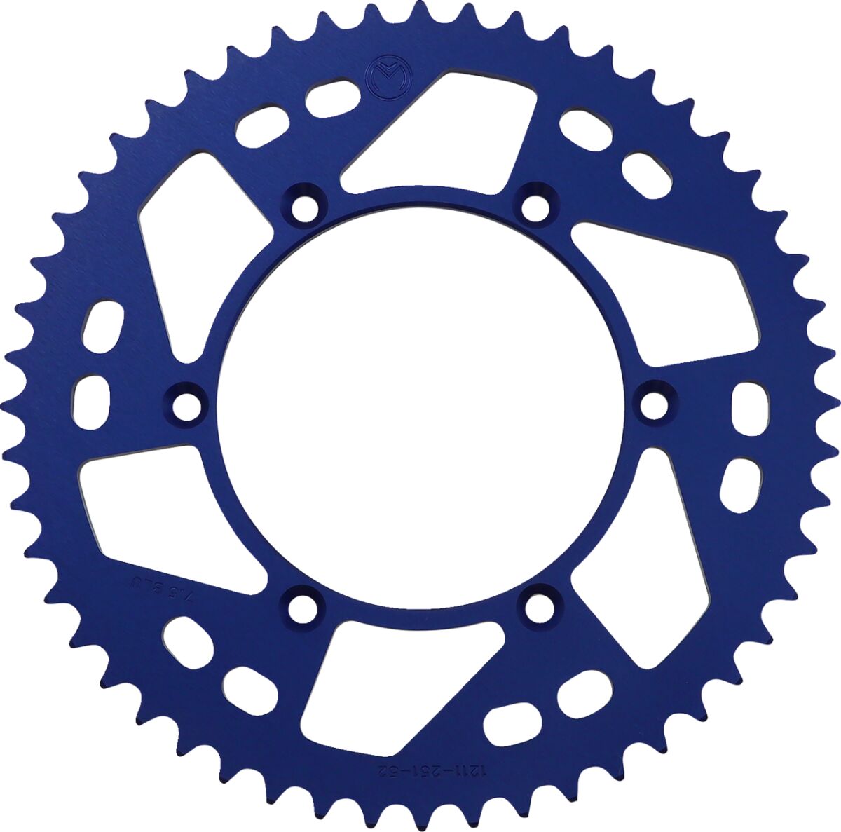 MOOSE REAR SPROCKET 52 TEETH ALUMINIUM BLUE 1211-251-52-12