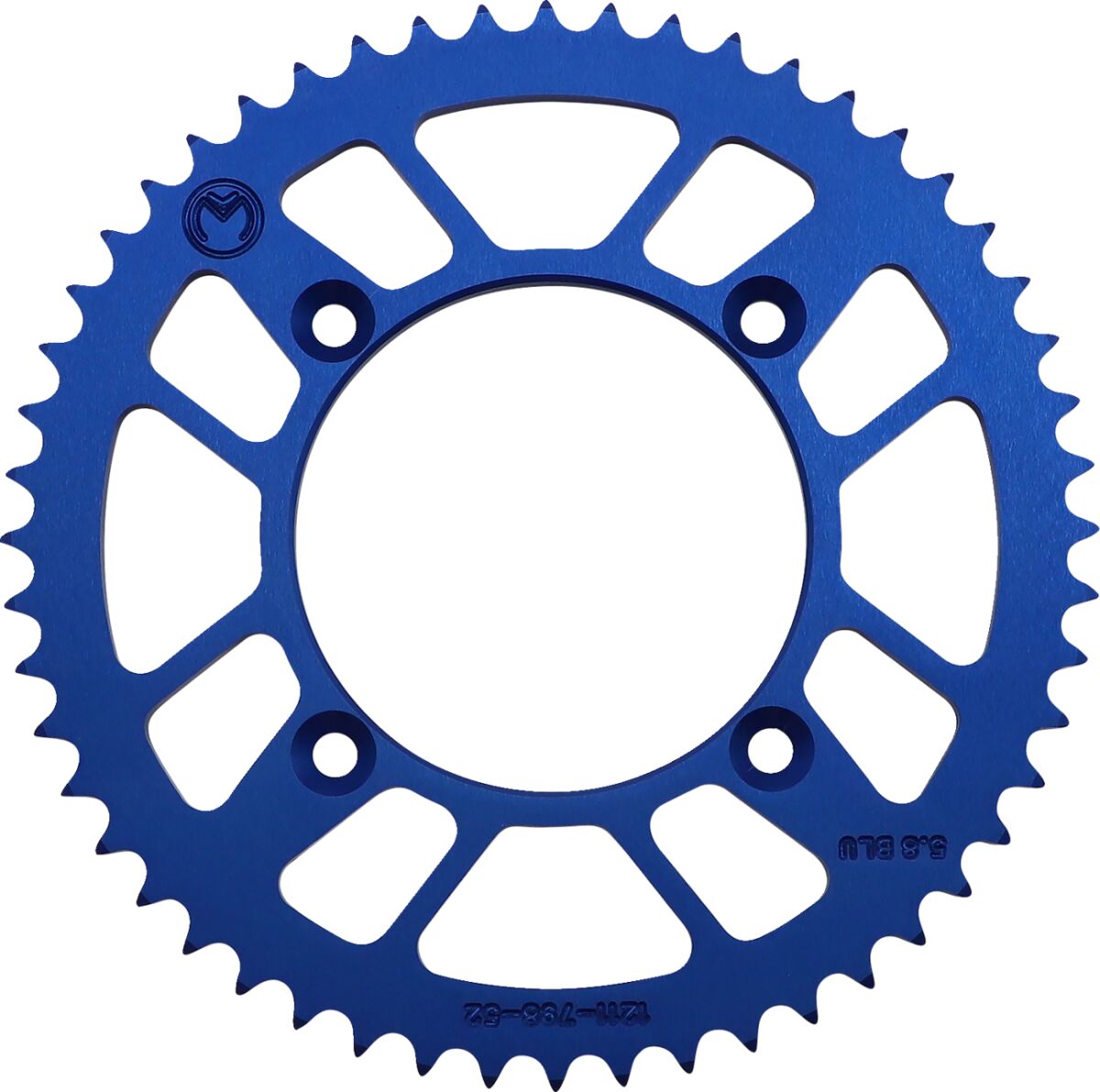 MOOSE REAR SPROCKET 52 TEETH ALUMINIUM BLUE 1211-798-52-12