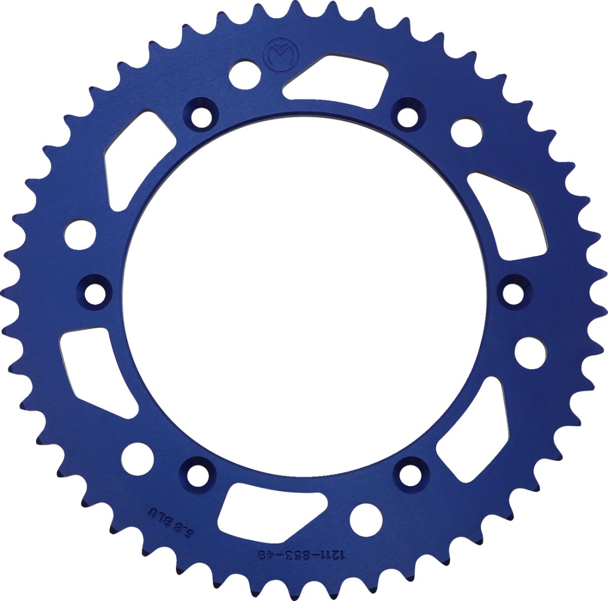 MOOSE REAR SPROCKET 49 TEETH ALUMINIUM BLUE 1211-853-49-12