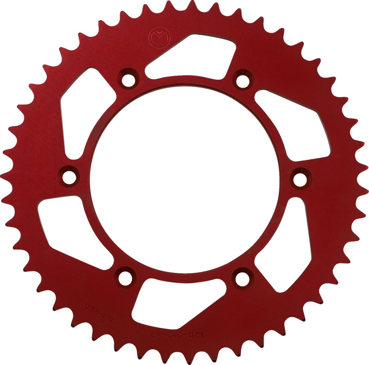 MOOSE REAR SPROCKET 47 TEETH ALUMINIUM RED 1211-210-47-13