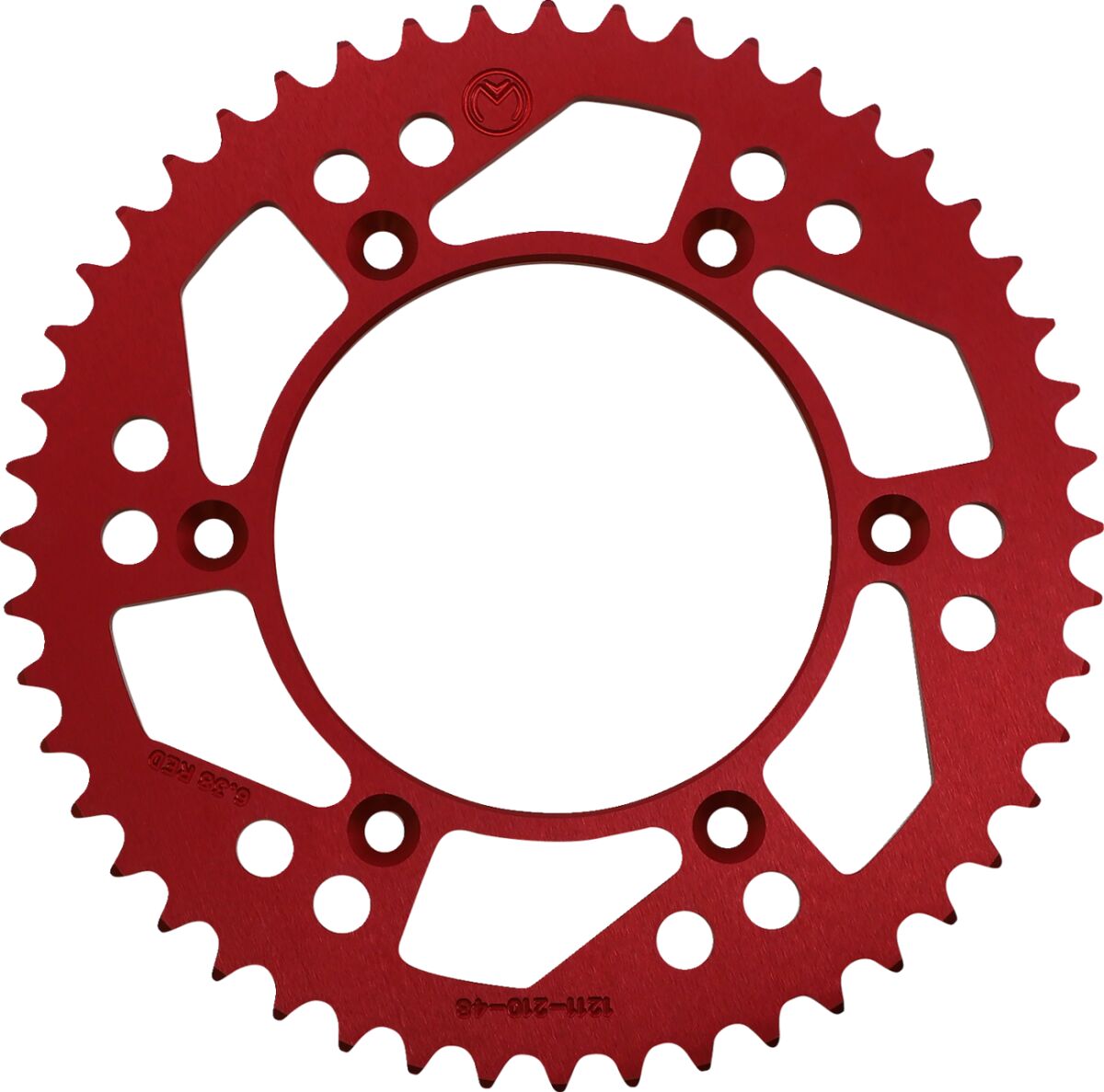 MOOSE REAR SPROCKET 48 TEETH ALUMINIUM RED 1211-210-48-13