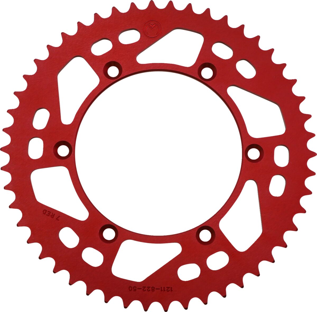 MOOSE REAR SPROCKET 50 TEETH ALUMINIUM RED 1211-822-50-13