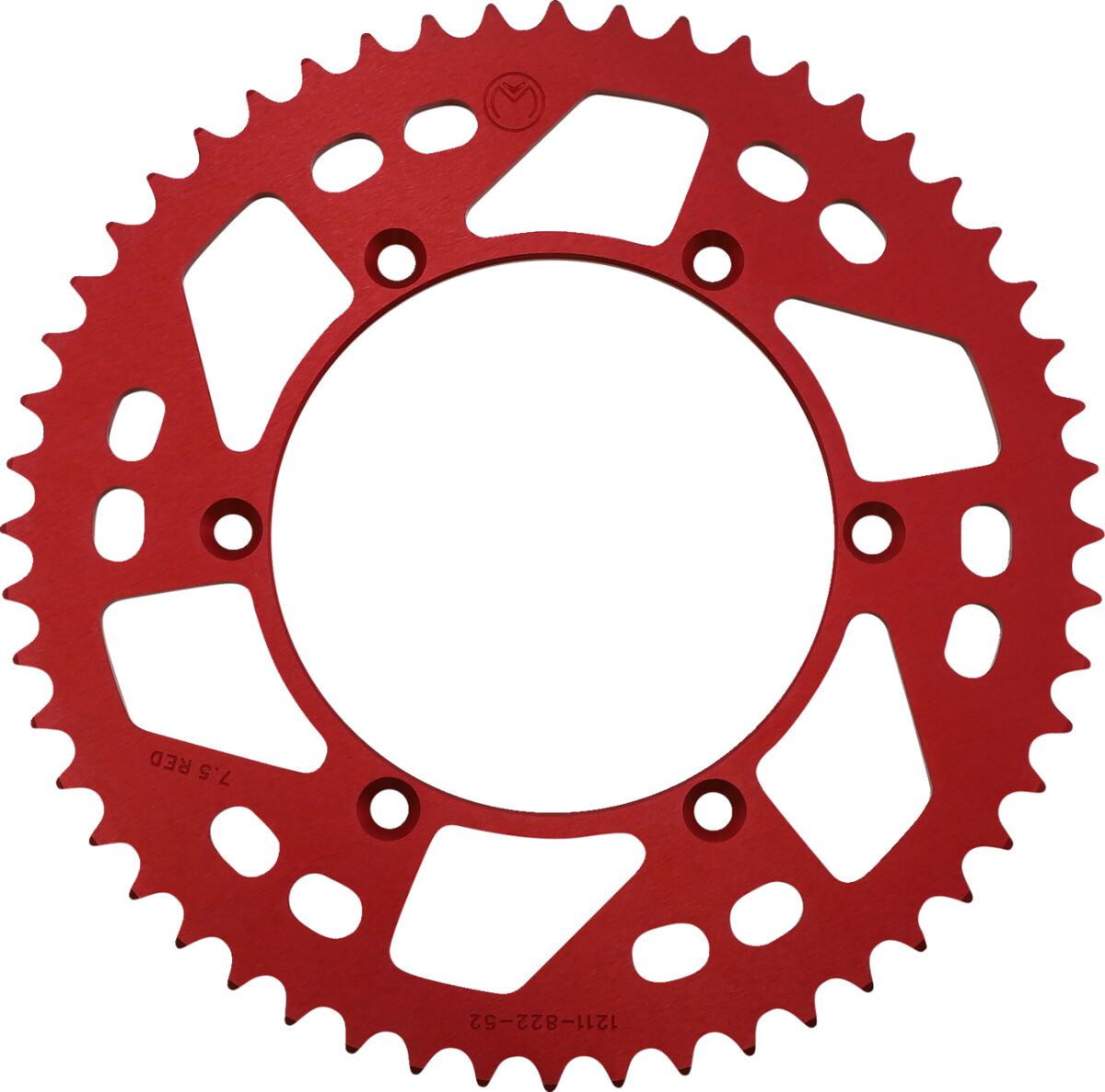 MOOSE REAR SPROCKET 52 TEETH ALUMINIUM RED 1211-822-52-13