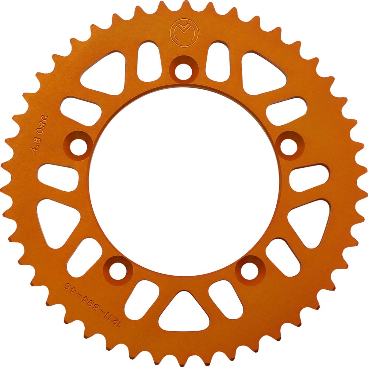 MOOSE REAR SPROCKET 46 TEETH ALUMINIUM ORANGE 1211-894-46-14