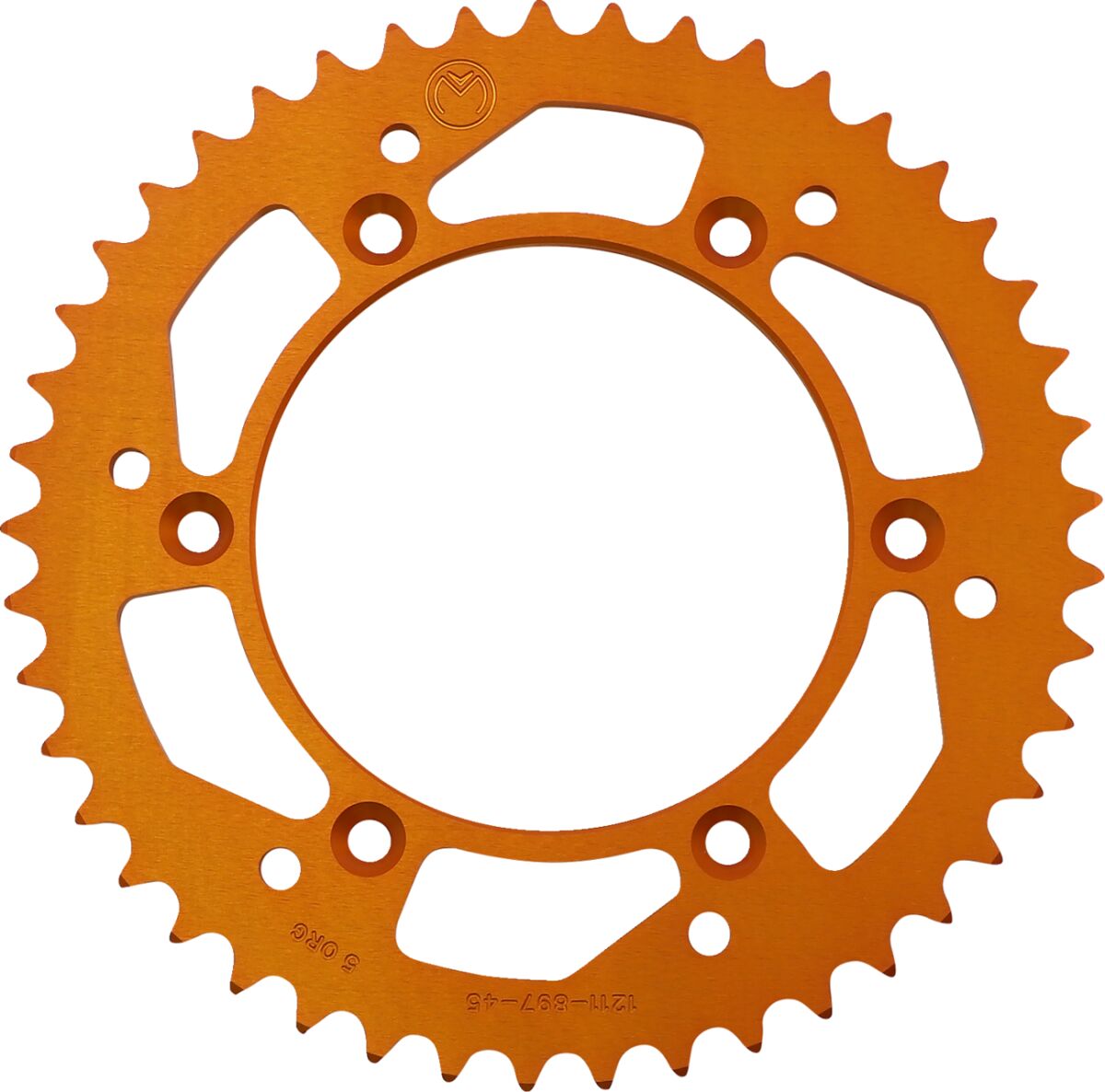 MOOSE REAR SPROCKET 45 TEETH ALUMINIUM ORANGE 1211-897-45-14