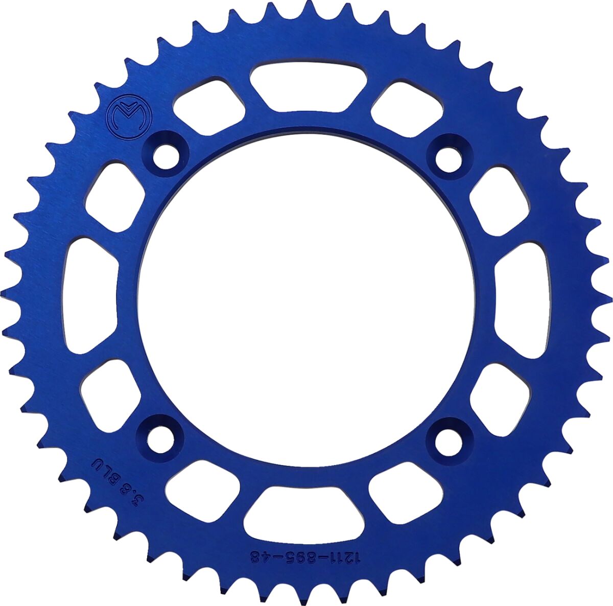 MOOSE REAR SPROCKET / 48 TEETH / 428 PITCH / BLUE / ALUMINUM 1211-895-48-12
