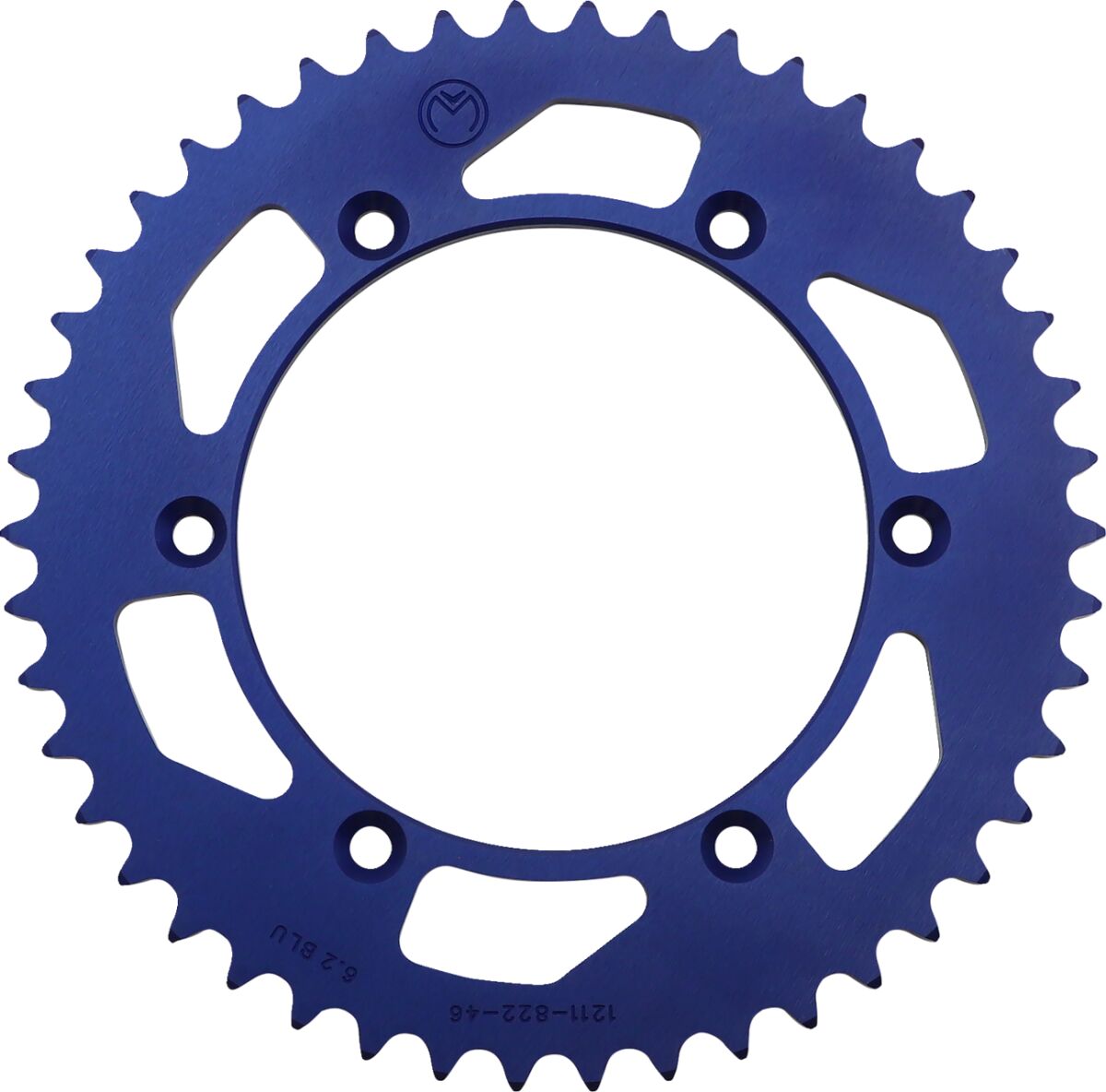 MOOSE REAR SPROCKET / 46 TEETH / 520 PITCH / BLUE / ALUMINUM 1211-822-46-12