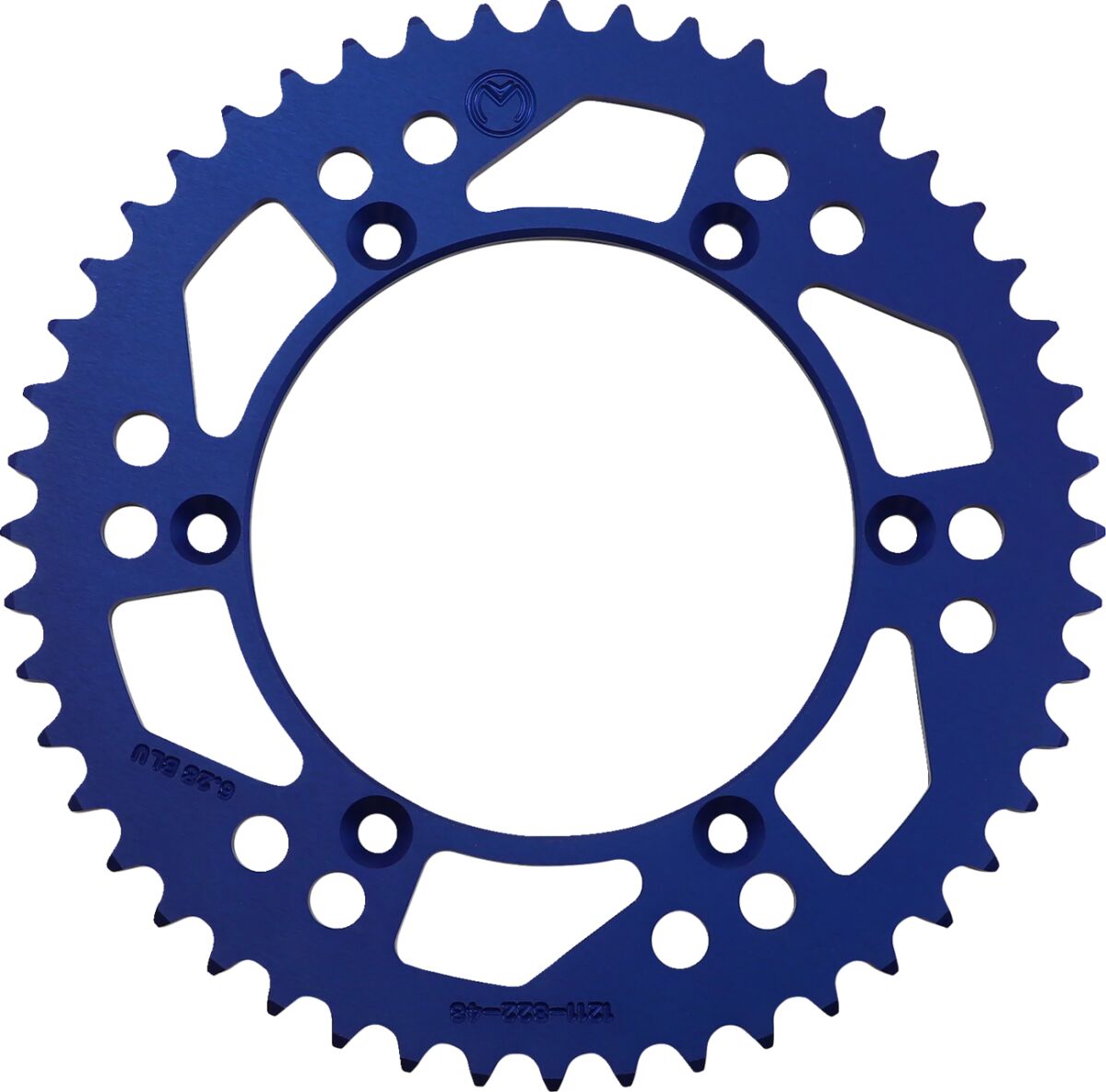 MOOSE REAR SPROCKET / 48 TEETH / 520 PITCH / BLUE / ALUMINUM 1211-822-48-12