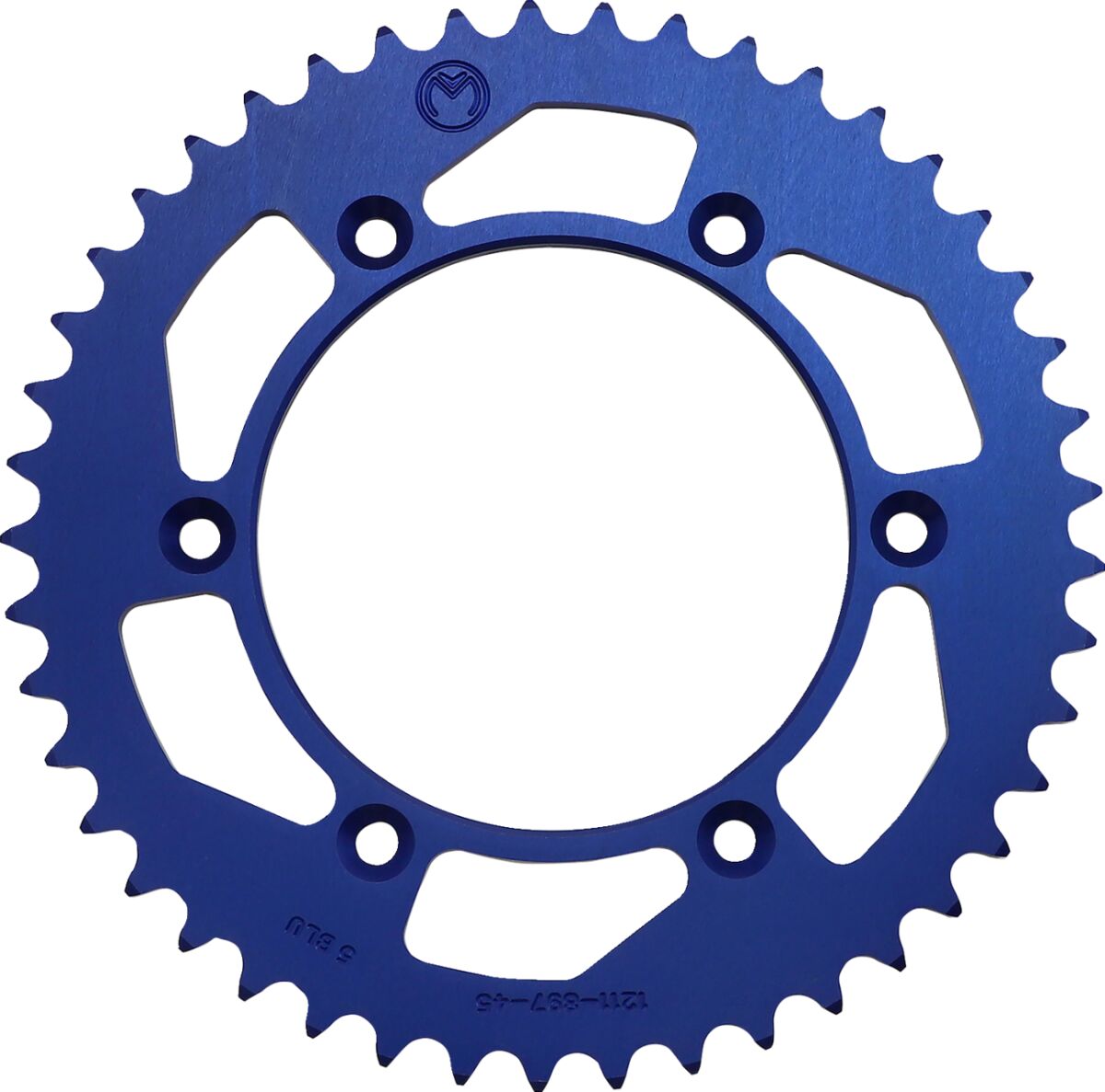 MOOSE REAR SPROCKET / 45 TEETH / 520 PITCH / BLUE / ALUMINUM 1211-897-45-12