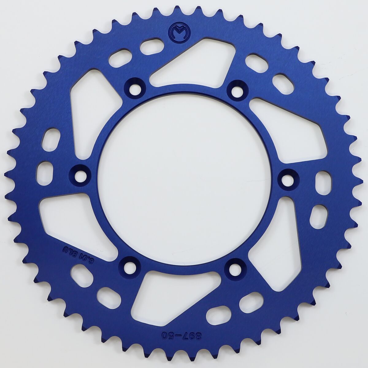 MOOSE REAR SPROCKET / 50 TEETH / 520 PITCH / BLUE / ALUMINUM 1211-897-50-12
