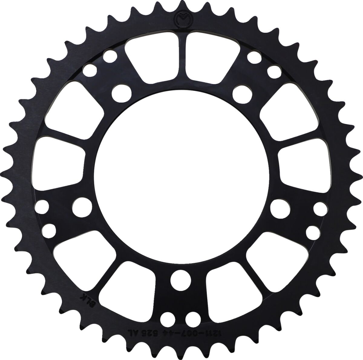 MOOSE REAR SPROCKET / 44 TEETH / 525 PITCH / BLACK / ALUMINUM 1211-007-44-10