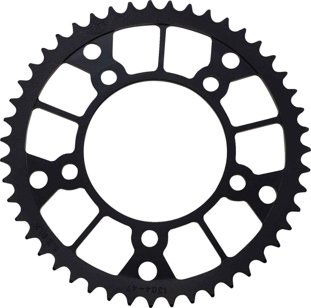 MOOSE REAR SPROCKET / 47 TEETH / 525 PITCH / BLACK / ALUMINUM 1211-1304-47-10