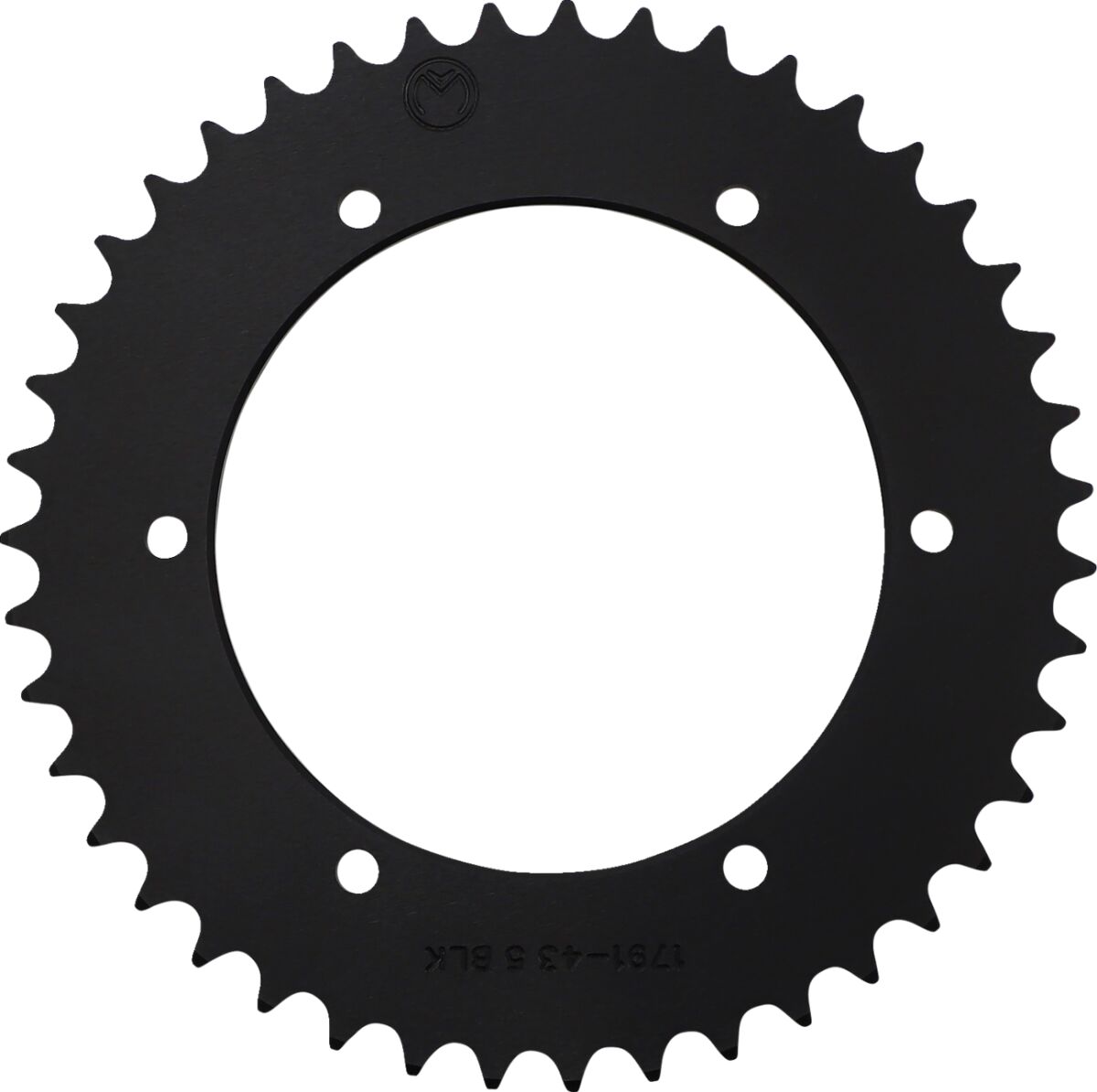 MOOSE REAR SPROCKET / 43 TEETH / 525 PITCH / BLACK / ALUMINUM 1211-1791-43-10