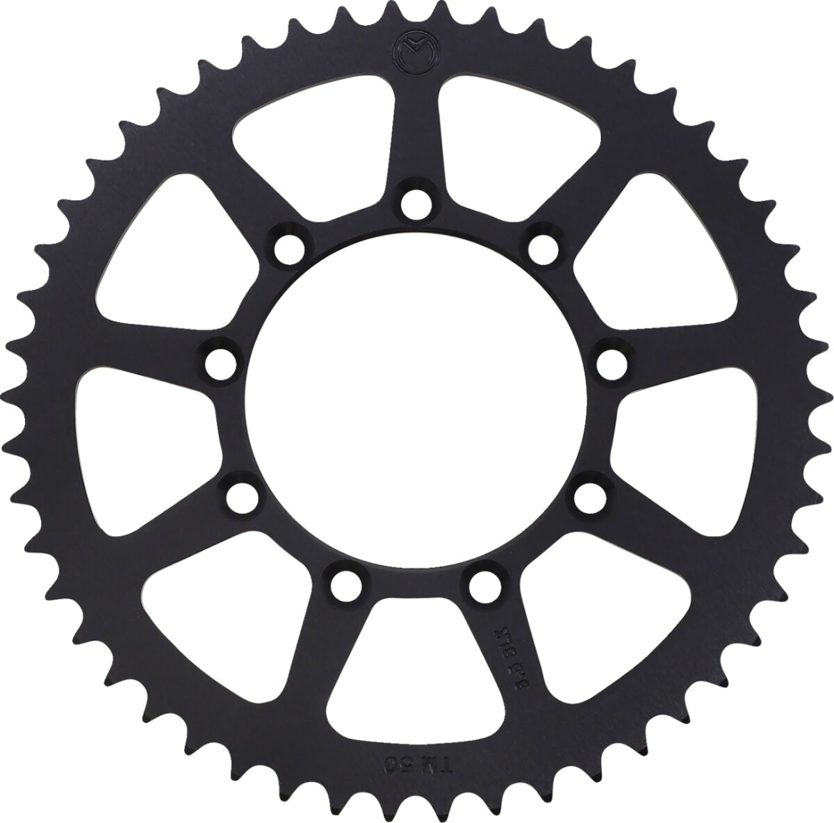 MOOSE REAR SPROCKET 50 TEETH 520 PITCH ALUMINIUM BLACK 1211-520TM-50-10