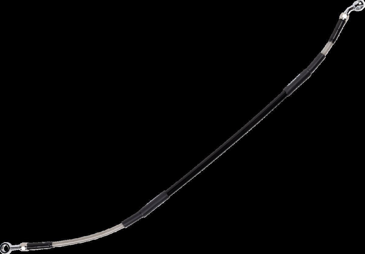 MOOSE Stainless Steel Braided Brake Line H01-2-011/P-CL