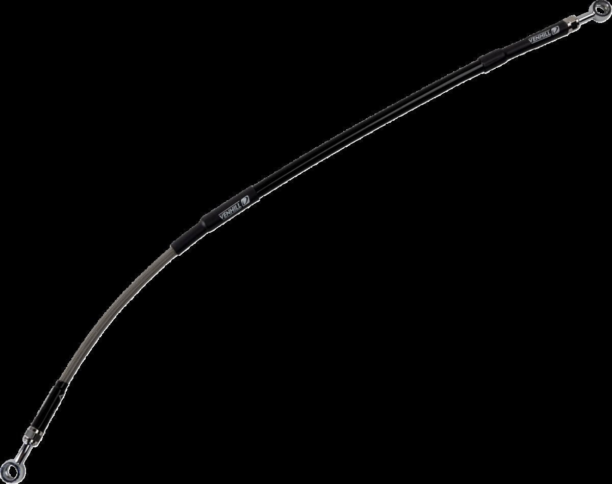 MOOSE Stainless Steel Braided Brake Line K02-2-003/P-CL