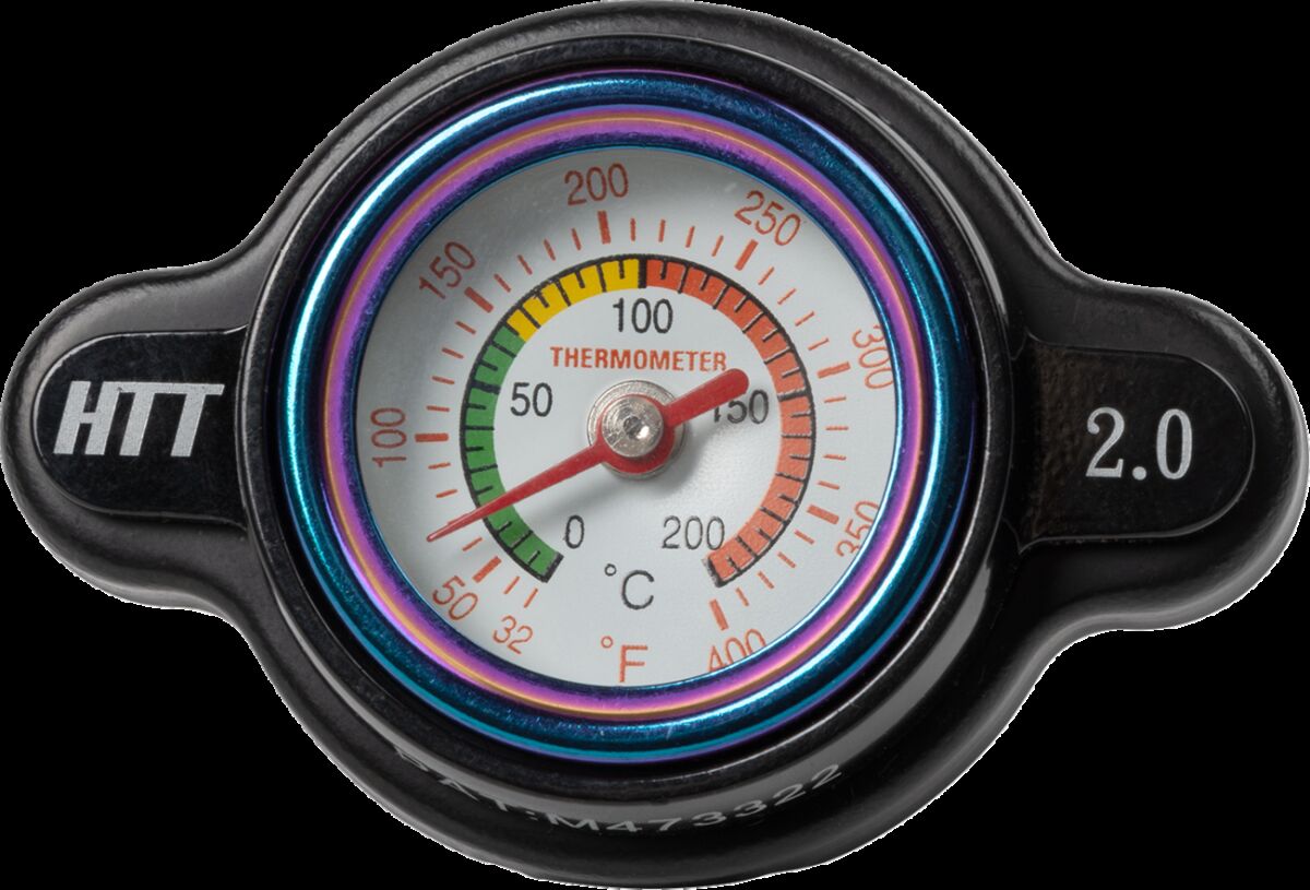 MOOSE Radiator Cap with temperature Gauge - Yamaha/Kawasaki I15-6202B