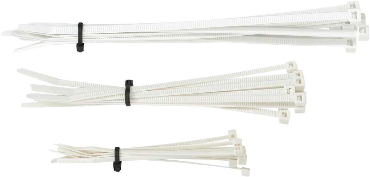 MOOSE CABLE TIES 4" | 6" | 8" WHITE 30-PACK 303-4689