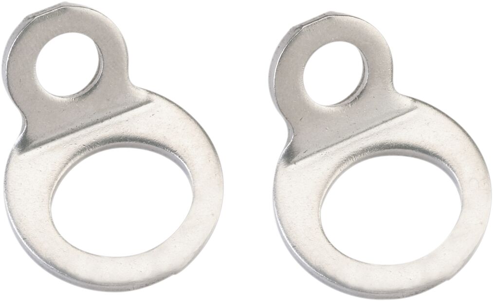 MOOSE BOLT-ON STRAP RINGS SILVER 90009M