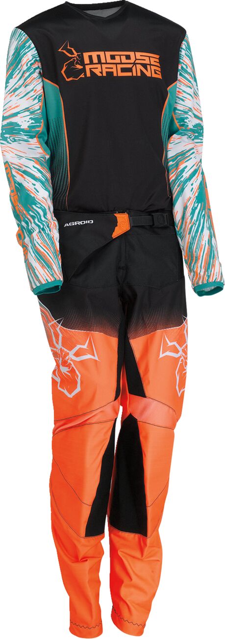 Moose Racing PANT YTH AGRD TL/OR/BK 28 2903-2260