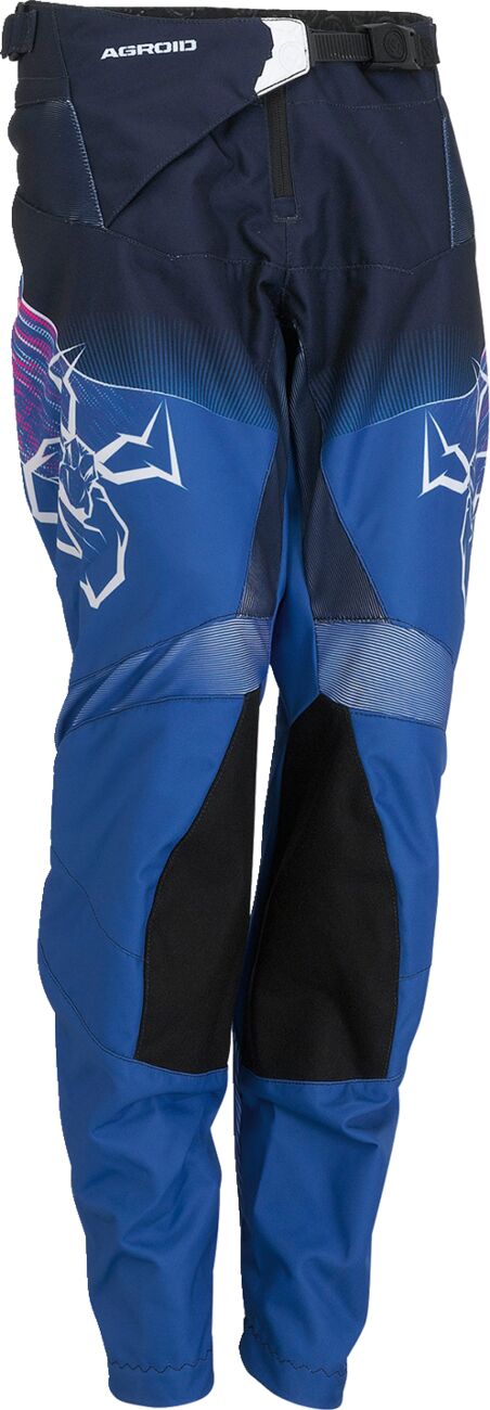 Moose Racing PANT YTH AGRD PK/BL 18 2903-2261