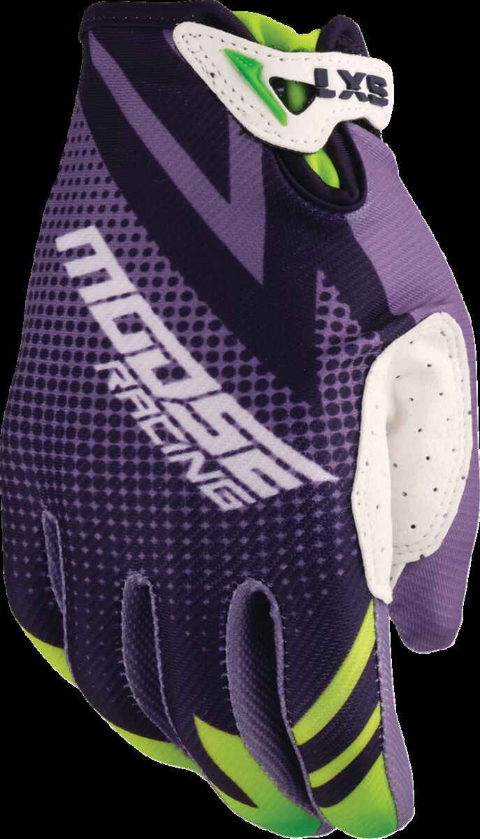 Moose Racing GLOVE YOUTH SX1 PURPLE/GREEN SM 3332-1893