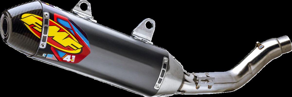 FMF MUFFLER S/S ALUM FACTORY 4.1 RCT CARBON CAP KX450F 042403