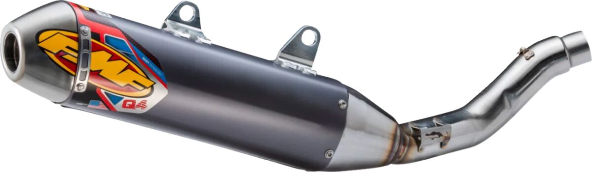 FMF Q4 Hex S/A Slip-On Muffler - KX 250 F 042410